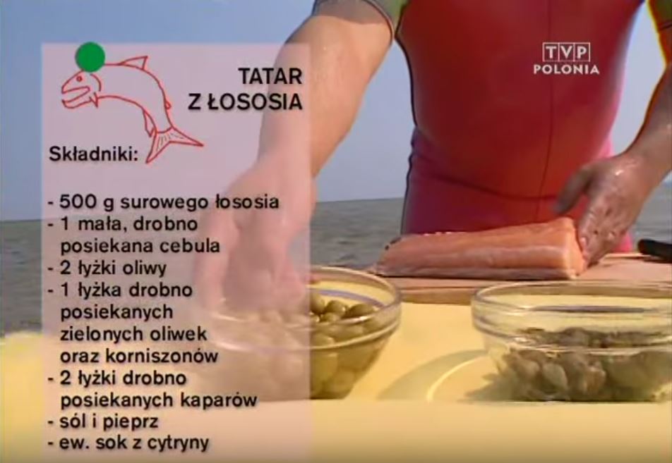 064 Tatar z łososia | Wędrówka Smak morski | Podróże kulinarne Roberta Makłowicza