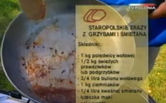 065 Staropolskie zrazy z grzybami i śmietaną | Wędrówka Smak Soplicowa | Podróże kulinarne Roberta Makłowicza