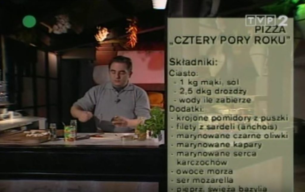 073 Pizza "Cztery pory roku" | Wędrówka Smak XX wieku | Podróże kulinarne Roberta Makłowicza